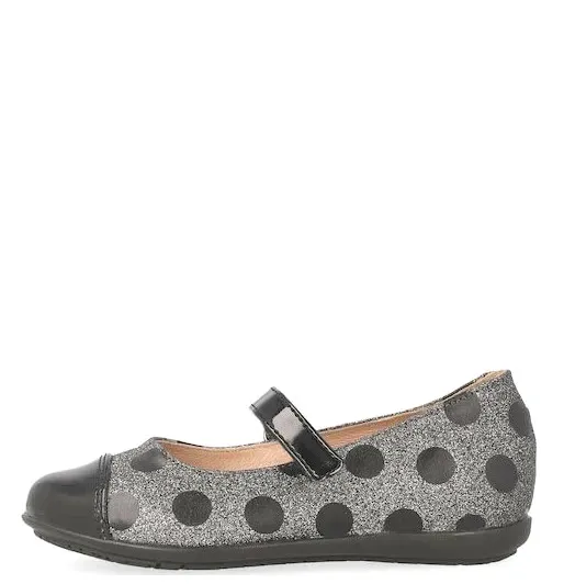 GARVALIN  BALLARINAS A-NEGRO TOPOS GLITER 181453